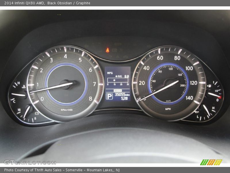 Black Obsidian / Graphite 2014 Infiniti QX80 AWD