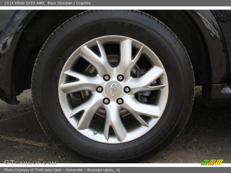 Black Obsidian / Graphite 2014 Infiniti QX80 AWD