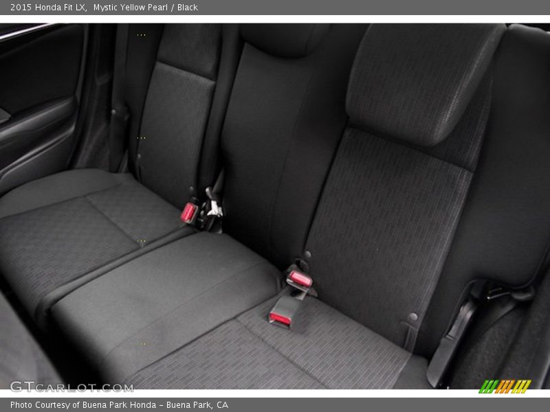 Mystic Yellow Pearl / Black 2015 Honda Fit LX