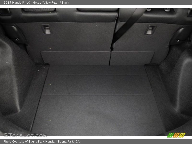 Mystic Yellow Pearl / Black 2015 Honda Fit LX