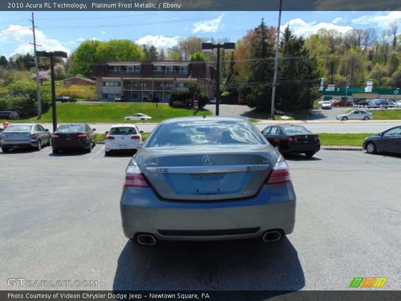 Platinum Frost Metallic / Ebony 2010 Acura RL Technology