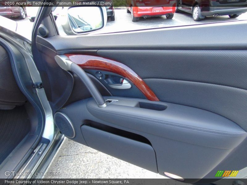 Platinum Frost Metallic / Ebony 2010 Acura RL Technology