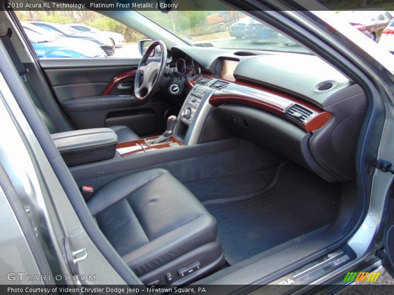 Platinum Frost Metallic / Ebony 2010 Acura RL Technology