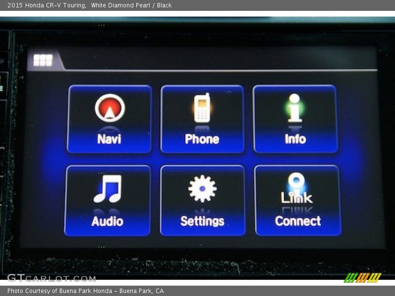 White Diamond Pearl / Black 2015 Honda CR-V Touring