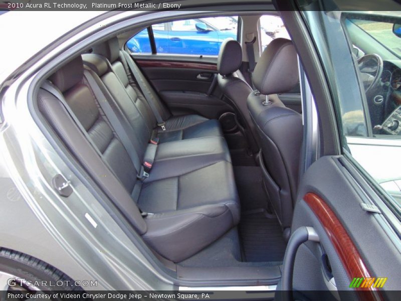Platinum Frost Metallic / Ebony 2010 Acura RL Technology