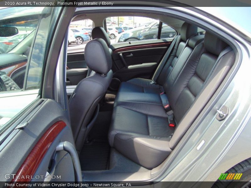 Platinum Frost Metallic / Ebony 2010 Acura RL Technology