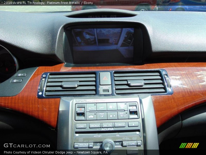 Platinum Frost Metallic / Ebony 2010 Acura RL Technology