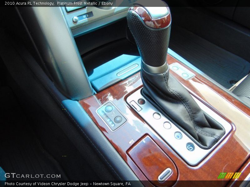 Platinum Frost Metallic / Ebony 2010 Acura RL Technology