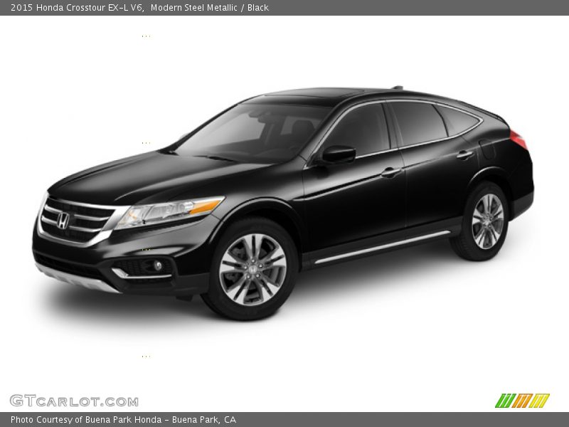 Modern Steel Metallic / Black 2015 Honda Crosstour EX-L V6