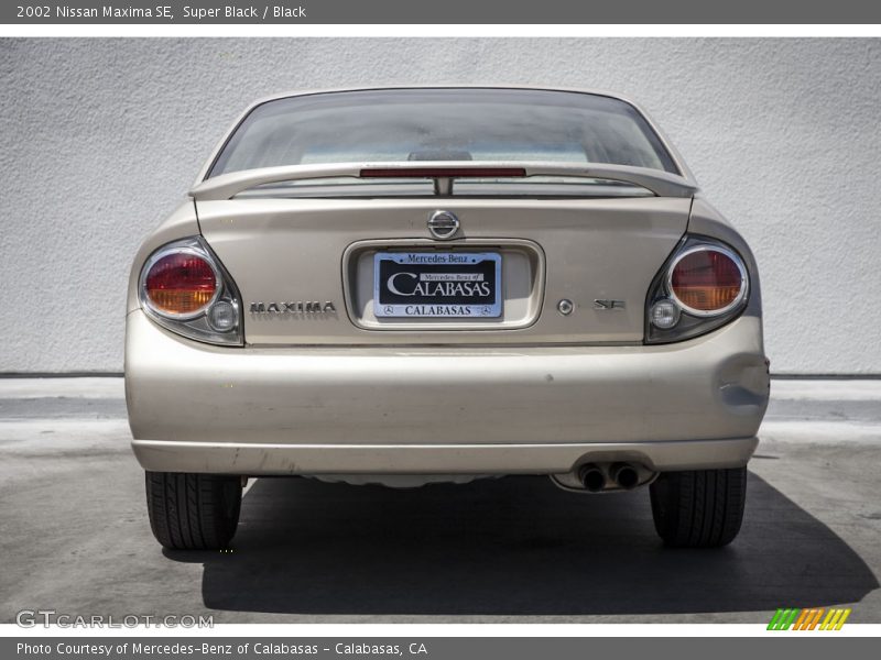 Super Black / Black 2002 Nissan Maxima SE