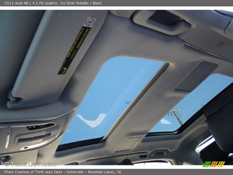 Ice Silver Metallic / Black 2011 Audi A8 L 4.2 FSI quattro