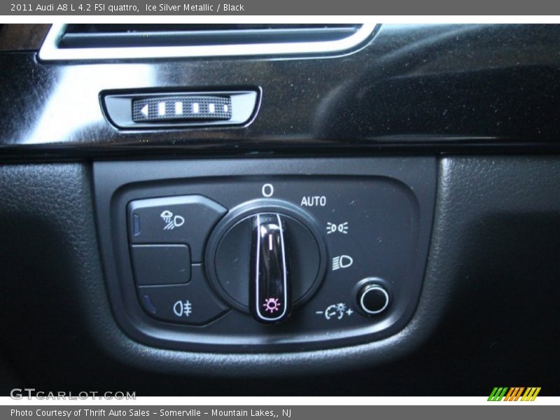 Ice Silver Metallic / Black 2011 Audi A8 L 4.2 FSI quattro