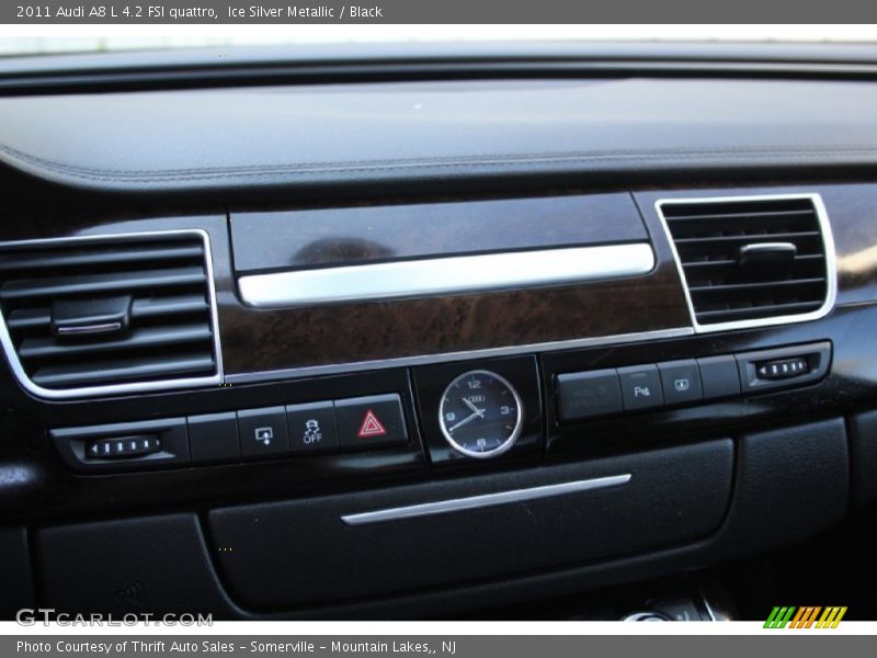 Ice Silver Metallic / Black 2011 Audi A8 L 4.2 FSI quattro