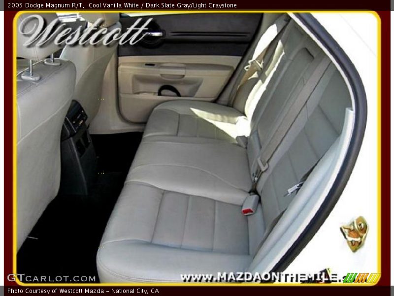Cool Vanilla White / Dark Slate Gray/Light Graystone 2005 Dodge Magnum R/T