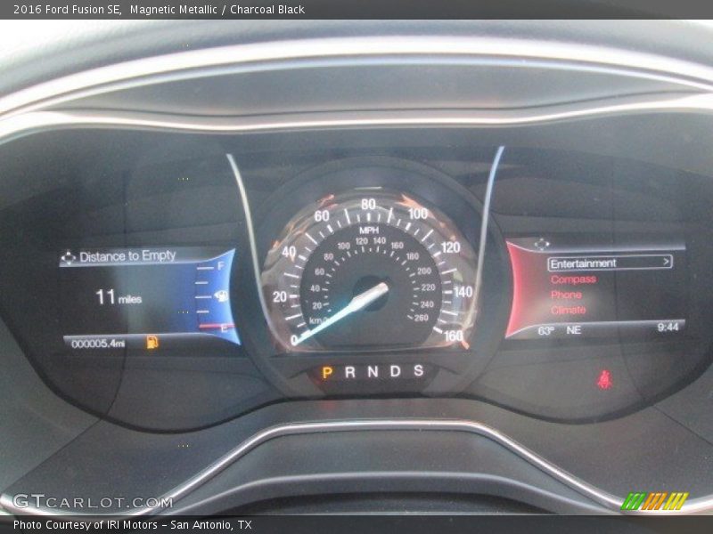  2016 Fusion SE SE Gauges