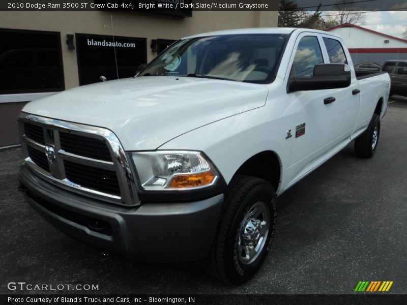 Bright White / Dark Slate/Medium Graystone 2010 Dodge Ram 3500 ST Crew Cab 4x4