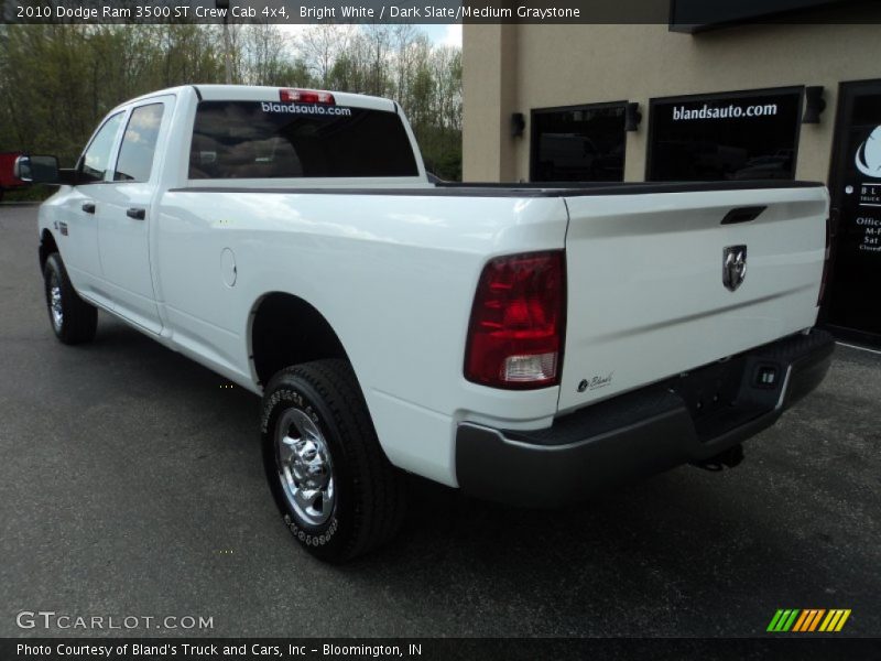 Bright White / Dark Slate/Medium Graystone 2010 Dodge Ram 3500 ST Crew Cab 4x4