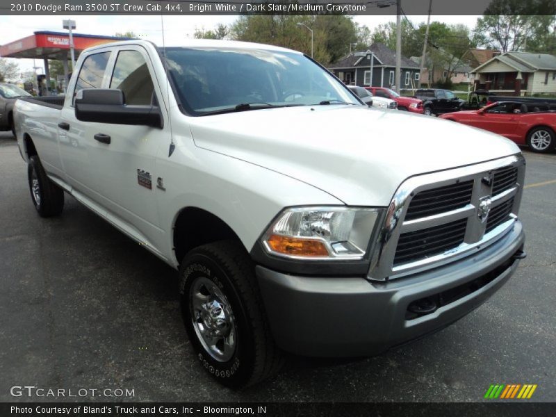 Bright White / Dark Slate/Medium Graystone 2010 Dodge Ram 3500 ST Crew Cab 4x4