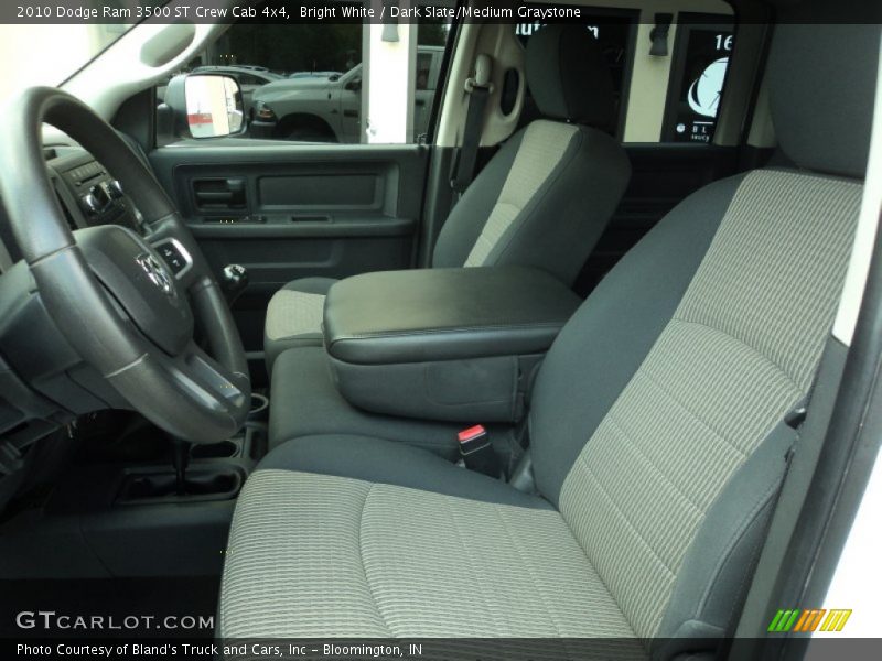 Bright White / Dark Slate/Medium Graystone 2010 Dodge Ram 3500 ST Crew Cab 4x4