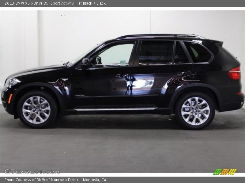 Jet Black / Black 2013 BMW X5 xDrive 35i Sport Activity