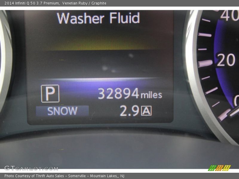 Venetian Ruby / Graphite 2014 Infiniti Q 50 3.7 Premium