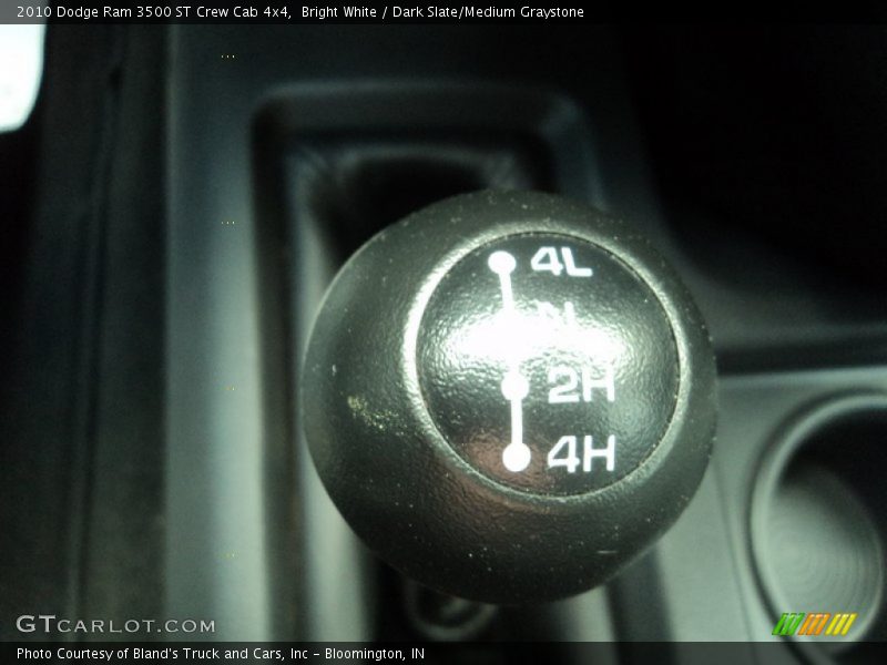 Bright White / Dark Slate/Medium Graystone 2010 Dodge Ram 3500 ST Crew Cab 4x4