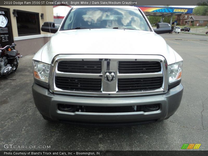 Bright White / Dark Slate/Medium Graystone 2010 Dodge Ram 3500 ST Crew Cab 4x4