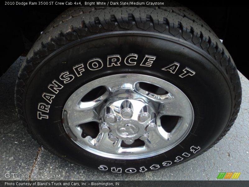 Bright White / Dark Slate/Medium Graystone 2010 Dodge Ram 3500 ST Crew Cab 4x4