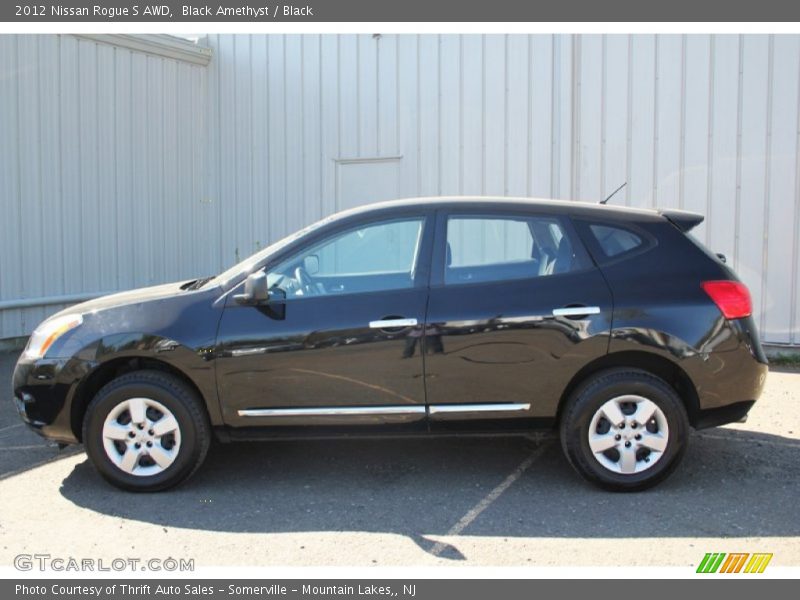 Black Amethyst / Black 2012 Nissan Rogue S AWD