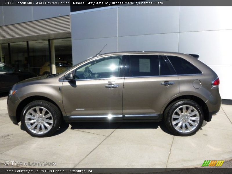 Mineral Gray Metallic / Bronze Metallic/Charcoal Black 2012 Lincoln MKX AWD Limited Edition