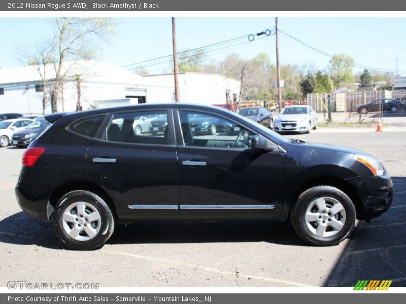 Black Amethyst / Black 2012 Nissan Rogue S AWD