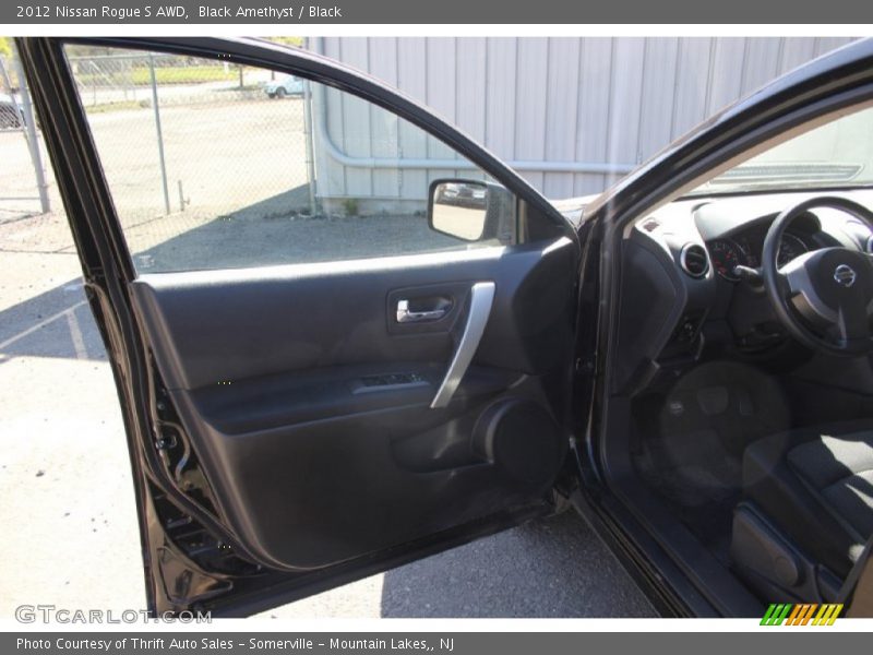 Black Amethyst / Black 2012 Nissan Rogue S AWD
