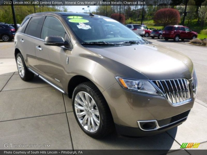 Mineral Gray Metallic / Bronze Metallic/Charcoal Black 2012 Lincoln MKX AWD Limited Edition