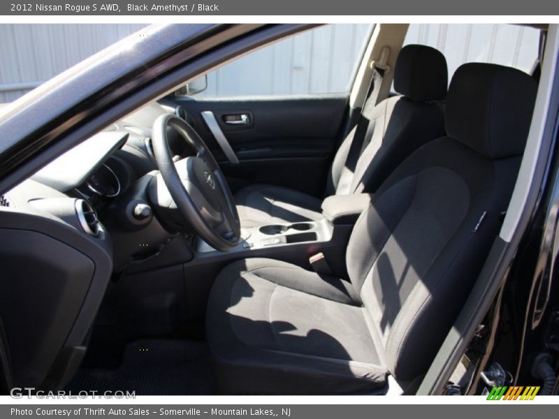 Black Amethyst / Black 2012 Nissan Rogue S AWD