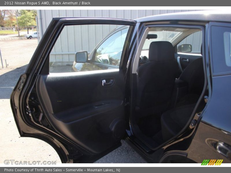 Black Amethyst / Black 2012 Nissan Rogue S AWD