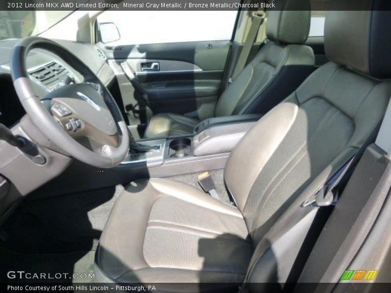 Mineral Gray Metallic / Bronze Metallic/Charcoal Black 2012 Lincoln MKX AWD Limited Edition