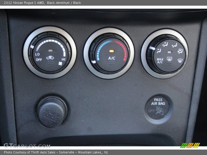 Black Amethyst / Black 2012 Nissan Rogue S AWD