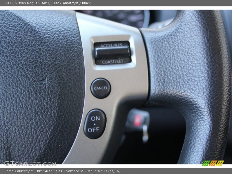 Black Amethyst / Black 2012 Nissan Rogue S AWD