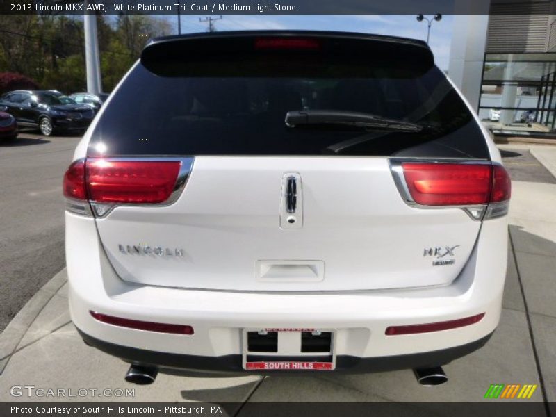 White Platinum Tri-Coat / Medium Light Stone 2013 Lincoln MKX AWD