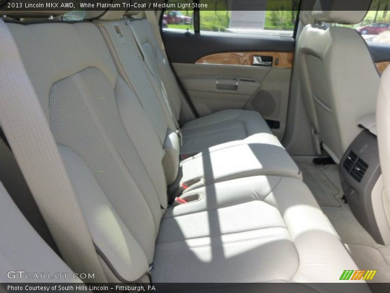 White Platinum Tri-Coat / Medium Light Stone 2013 Lincoln MKX AWD