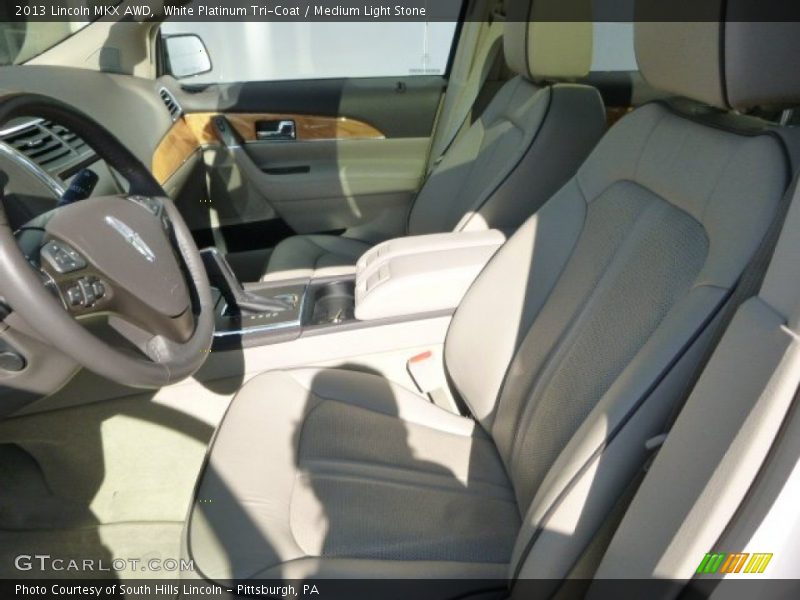 White Platinum Tri-Coat / Medium Light Stone 2013 Lincoln MKX AWD