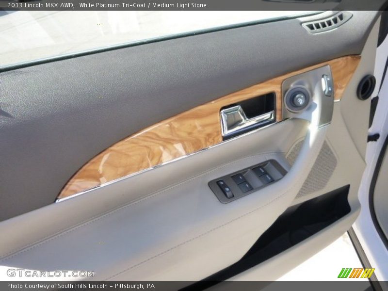 White Platinum Tri-Coat / Medium Light Stone 2013 Lincoln MKX AWD