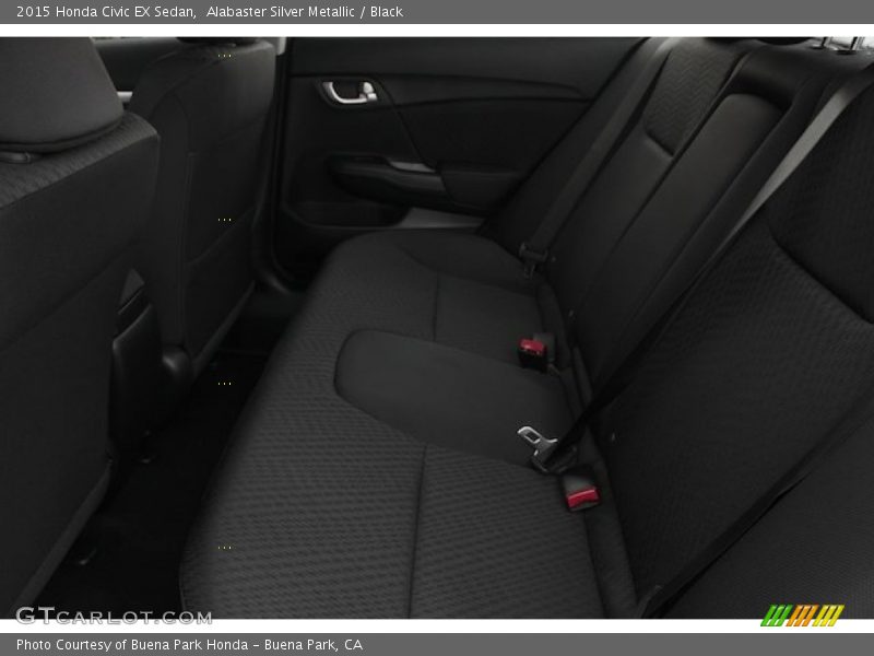 Alabaster Silver Metallic / Black 2015 Honda Civic EX Sedan