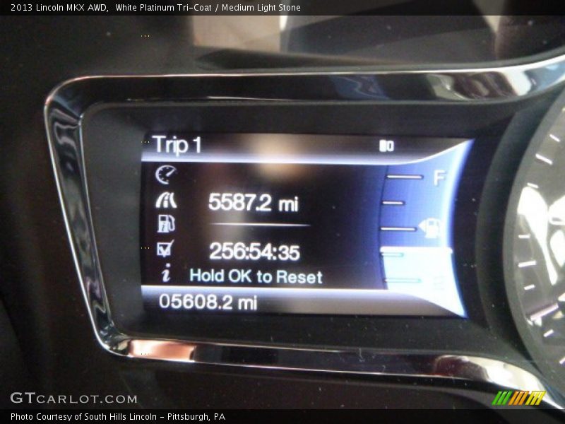 White Platinum Tri-Coat / Medium Light Stone 2013 Lincoln MKX AWD