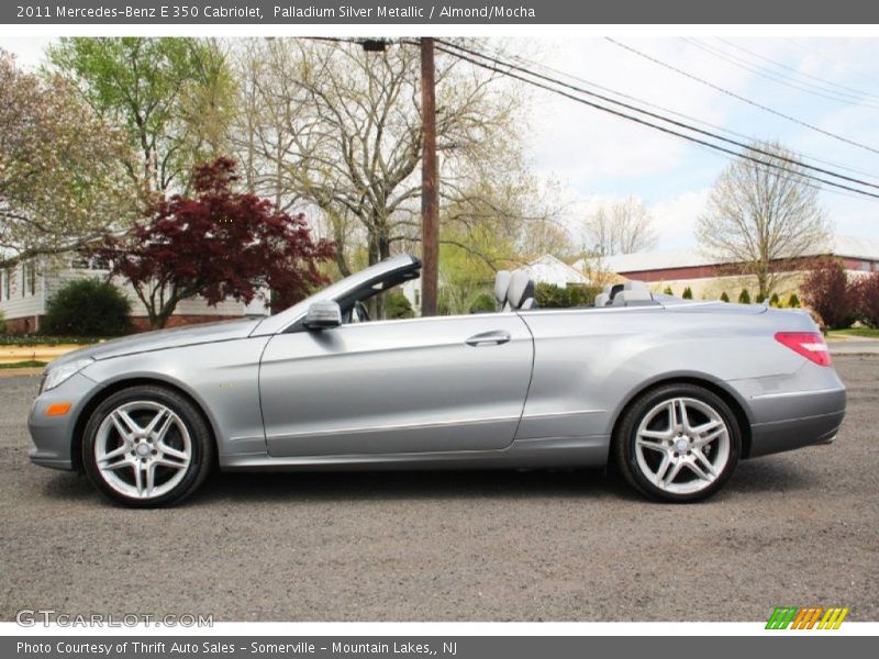 Palladium Silver Metallic / Almond/Mocha 2011 Mercedes-Benz E 350 Cabriolet