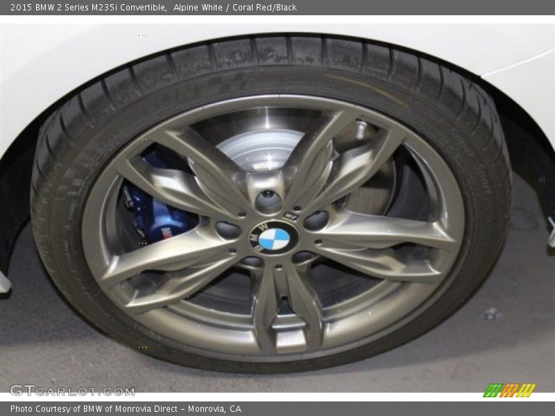 Alpine White / Coral Red/Black 2015 BMW 2 Series M235i Convertible