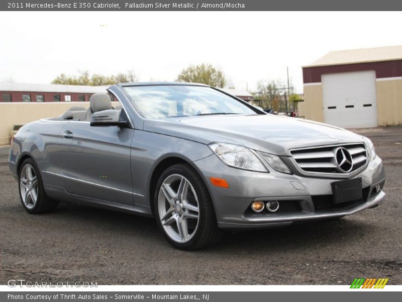 Palladium Silver Metallic / Almond/Mocha 2011 Mercedes-Benz E 350 Cabriolet