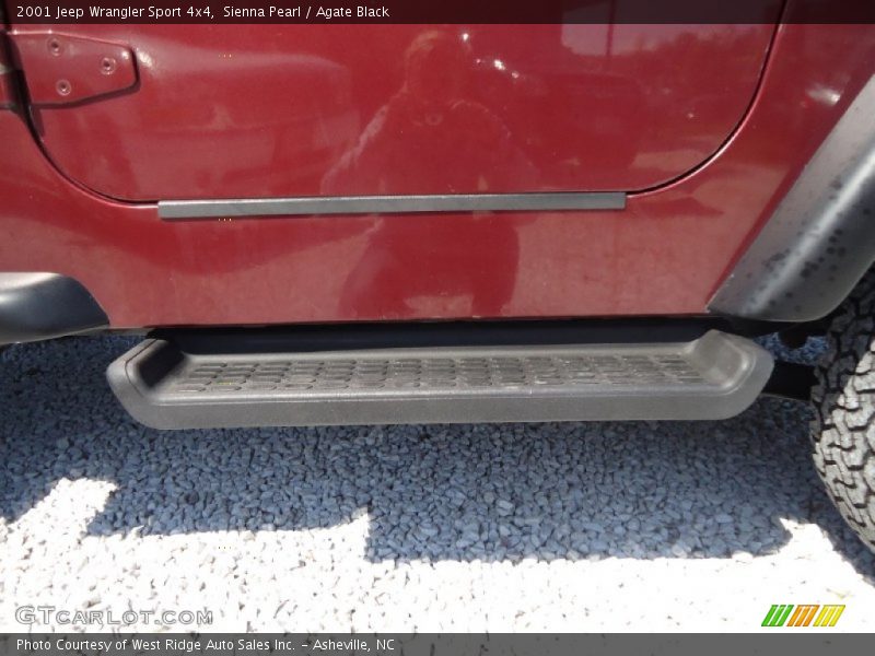Sienna Pearl / Agate Black 2001 Jeep Wrangler Sport 4x4