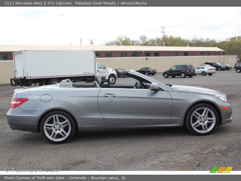 Palladium Silver Metallic / Almond/Mocha 2011 Mercedes-Benz E 350 Cabriolet