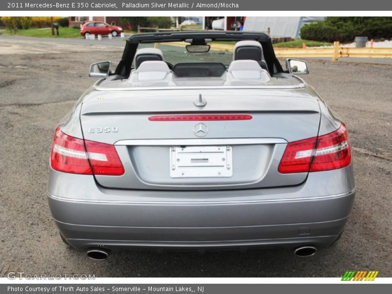 Palladium Silver Metallic / Almond/Mocha 2011 Mercedes-Benz E 350 Cabriolet